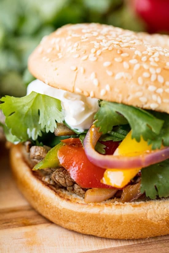 Fajita Burgers