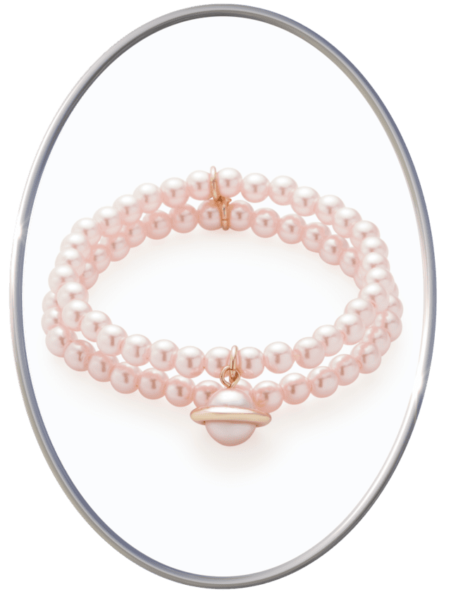 &always Pink Halo Planet Bracelet