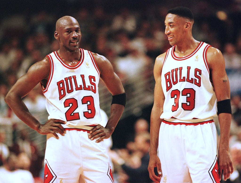 Michael Jordan and Scottie Pippen During the NBA Eastern Conference Finals in 1997