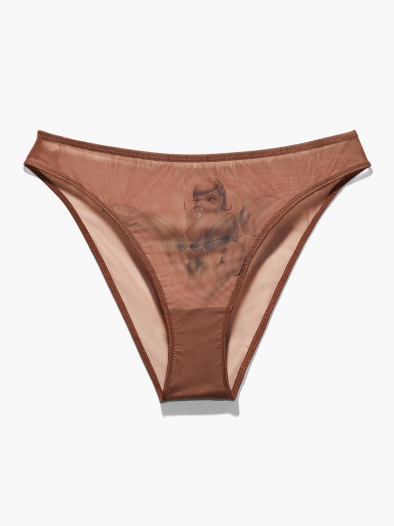 Tattooed Tricot High-Leg Bikini