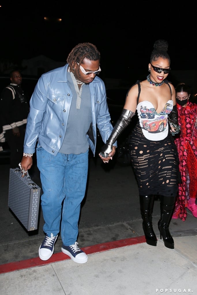 Chlöe and Gunna Spotted Out Holding Hands