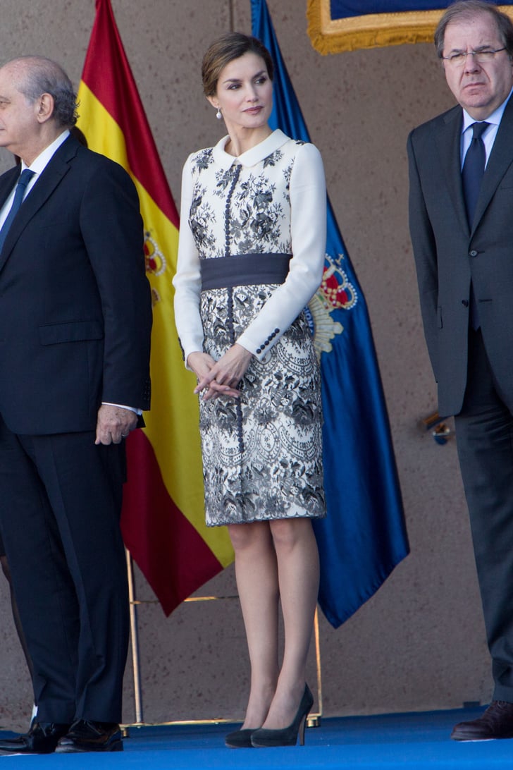November 11, 2015 | Queen Letizia of Spain Repeating Outfits | POPSUGAR ...