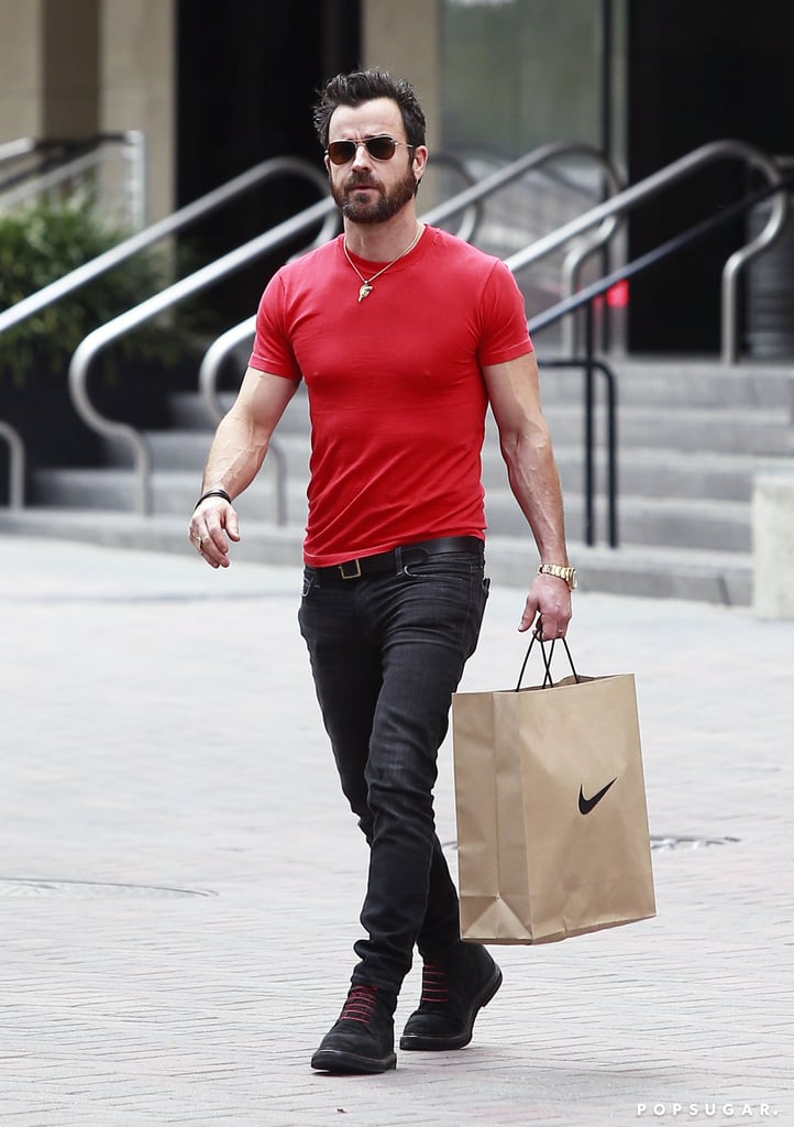 Justin Theroux Out in LA April 2016