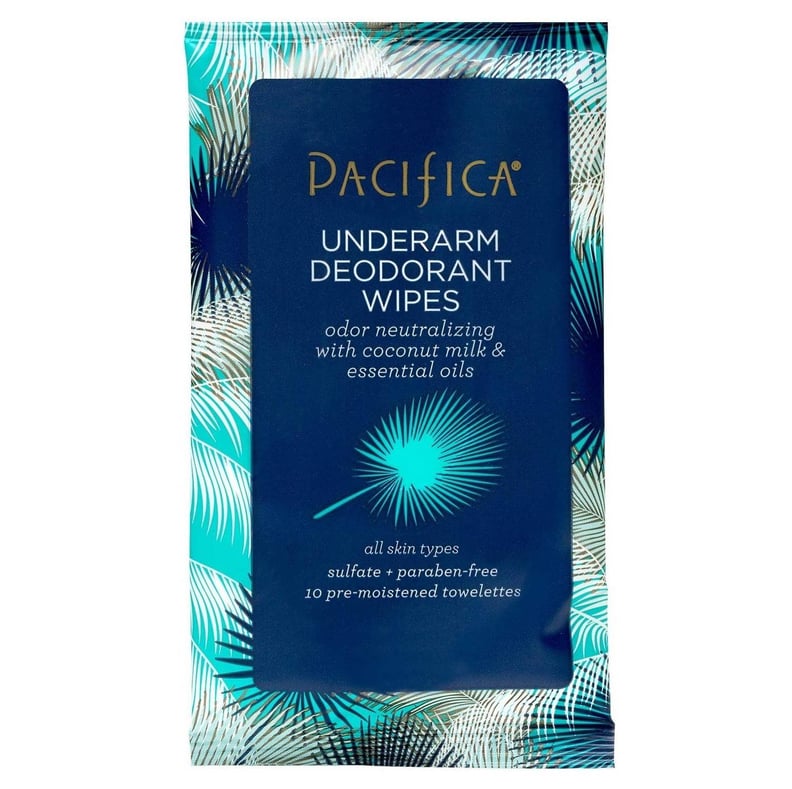 Pacifica Coconut Milk & Essential Oils Underarm Deodorant Wipes — 10ct