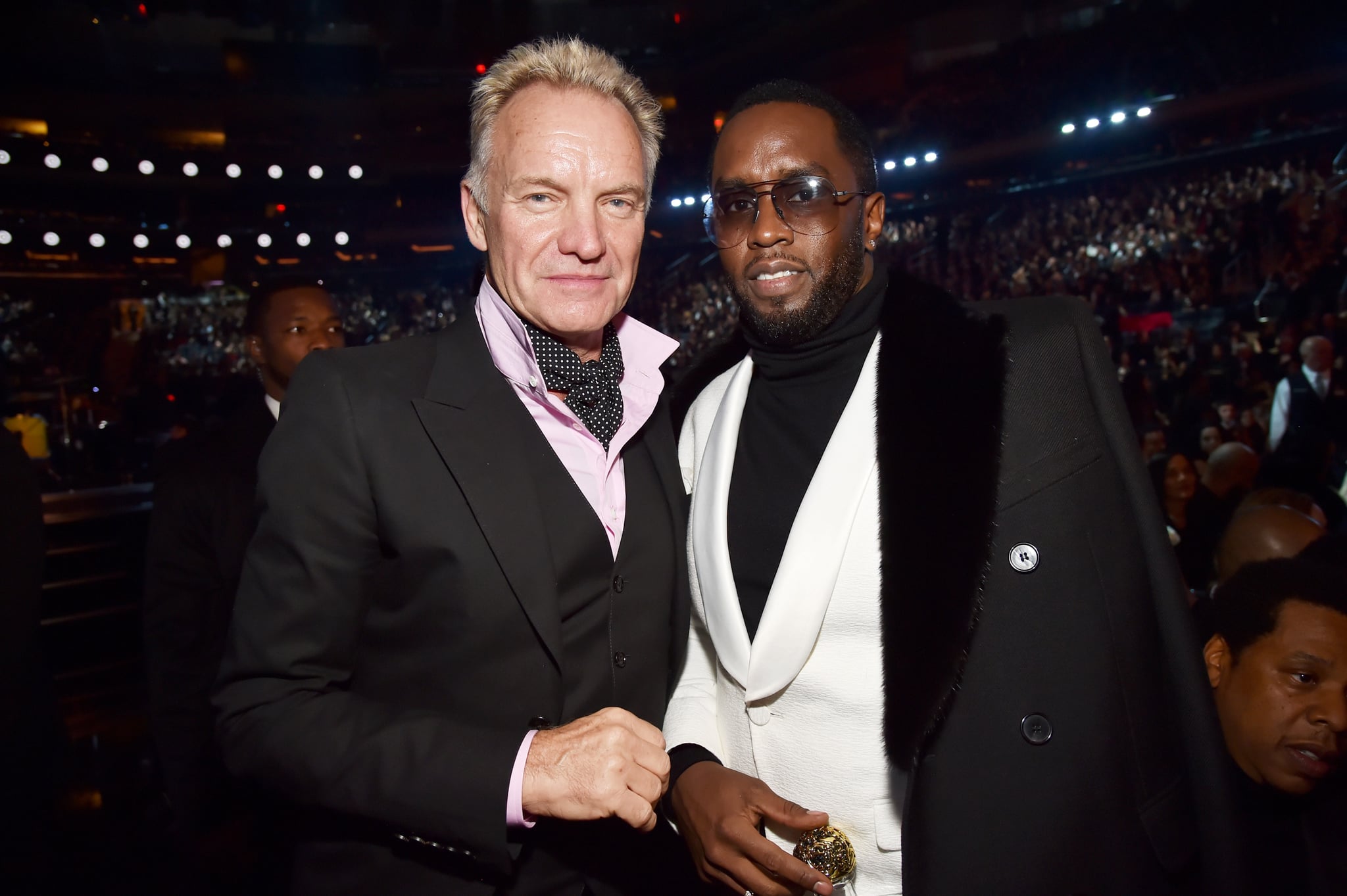 NEW YORK, NY - JANUARY 28: Recording artists Sting and Sean 