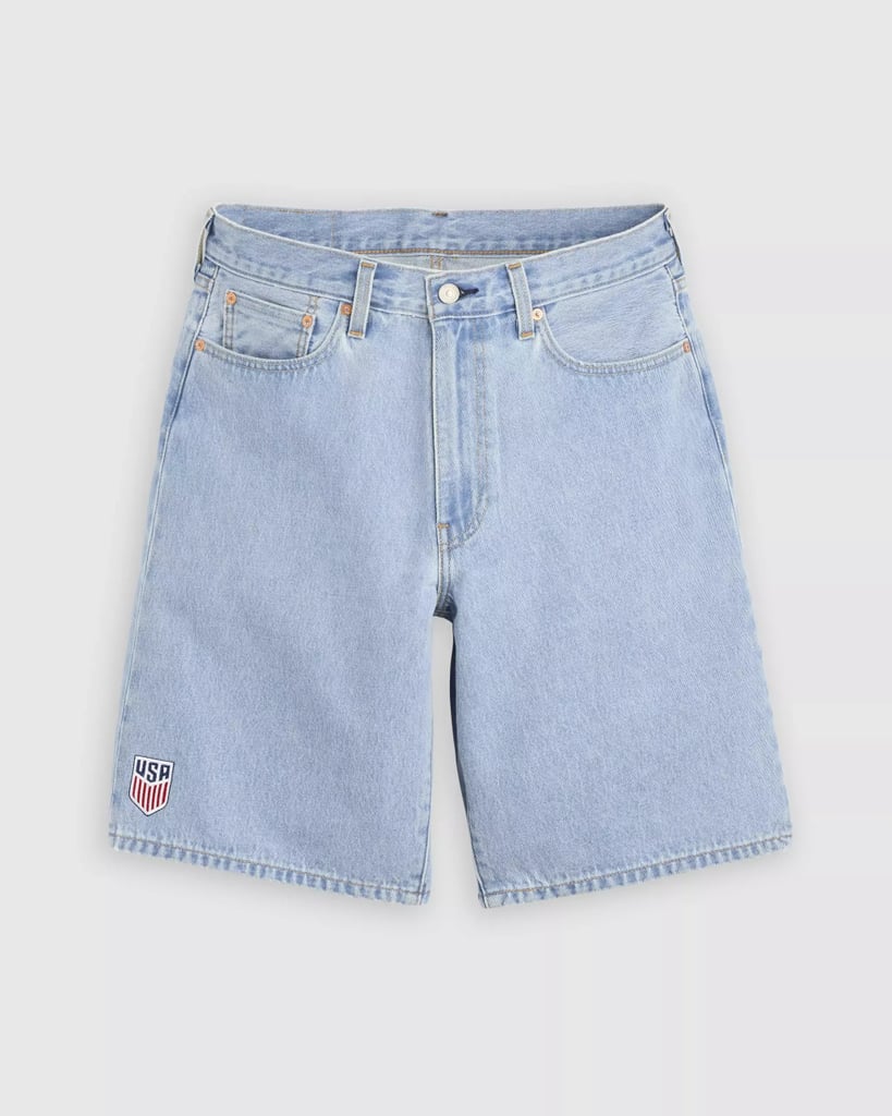 Levi's U.S. Soccer 478 Baggy Fit Shorts ($100)
Sometimes the best details are the smallest. Hidden at the bottom corner of these baggy jean shorts is a mini USA patch. It's the perfect "if you know you know" way to support your team without sacrificing your minimalist style.