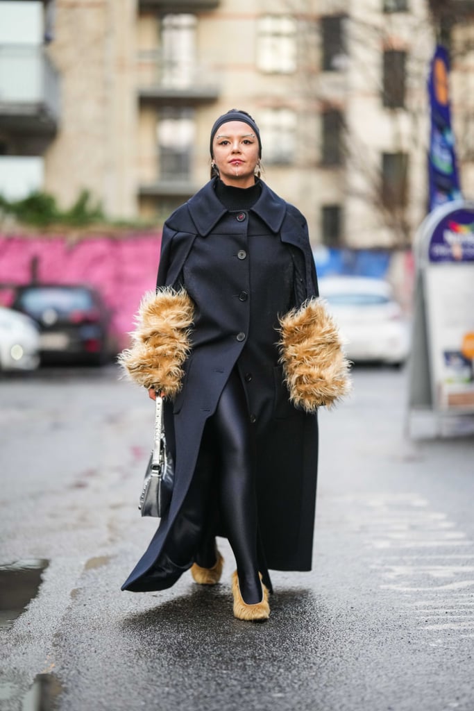 Look Back at Copenhagen Fall 2023 Fashion Week Street Style: Textured Coats