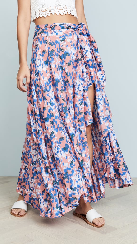 TIARE HAWAII Azure Wrap Skirt