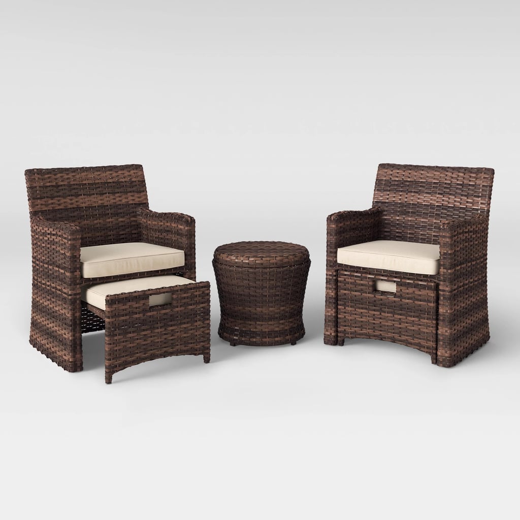 Threshold Halsted 5pc Wicker Patio Furniture Set