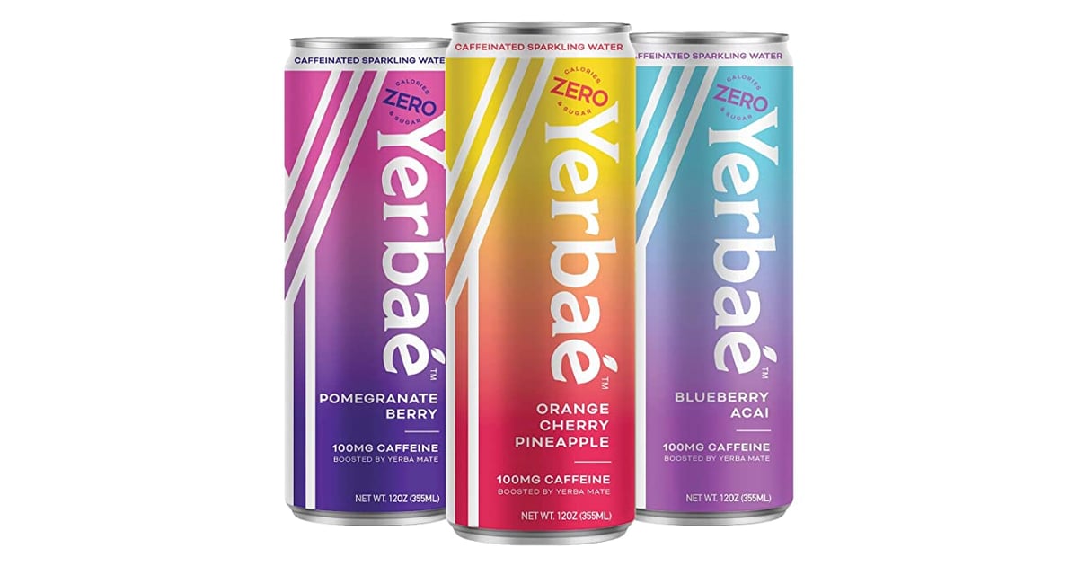 Yerbae Sparkling Water with Yerba Mate Tea Best Canned Drinks on