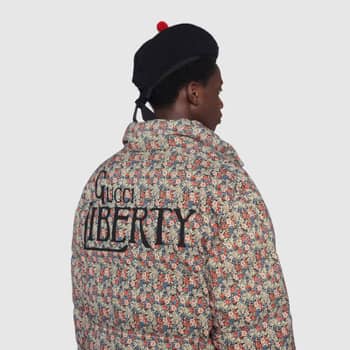 The North Face x Gucci Graphic Print Puffer Coat