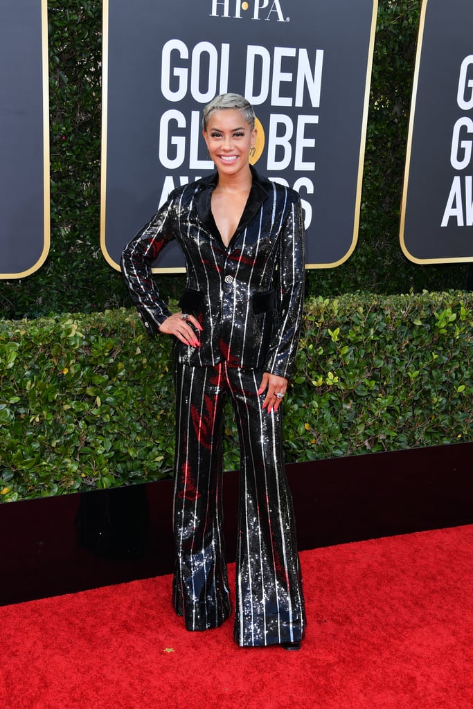 Sibley Scoles at the 2020 Golden Globes