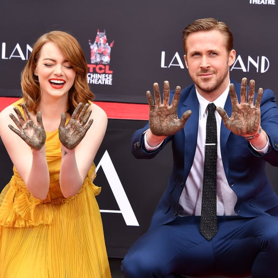 Ryan Gosling and Emma Stone at Handprint Ceremony