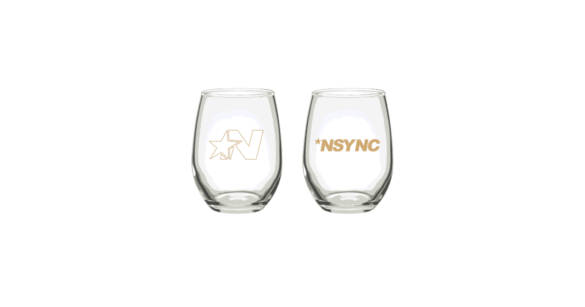 It's Friday Night Wine Glass Set Gifts For NSYNC Fans POPSUGAR
