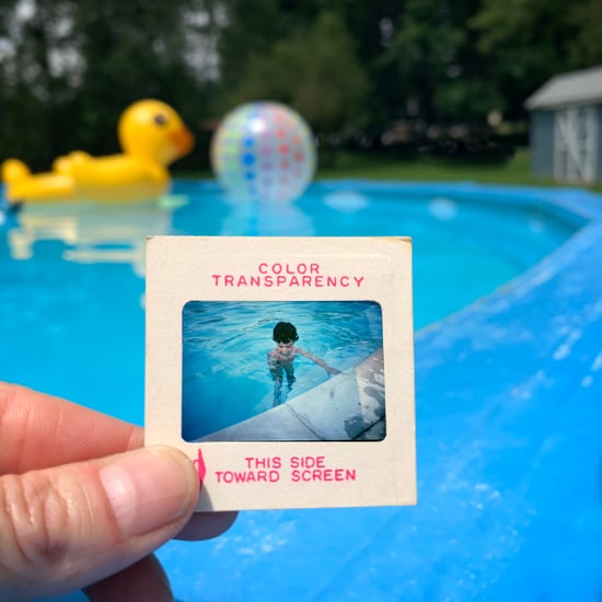 Photographer Uses Dad's Slides in a Photo Tribute to Parents