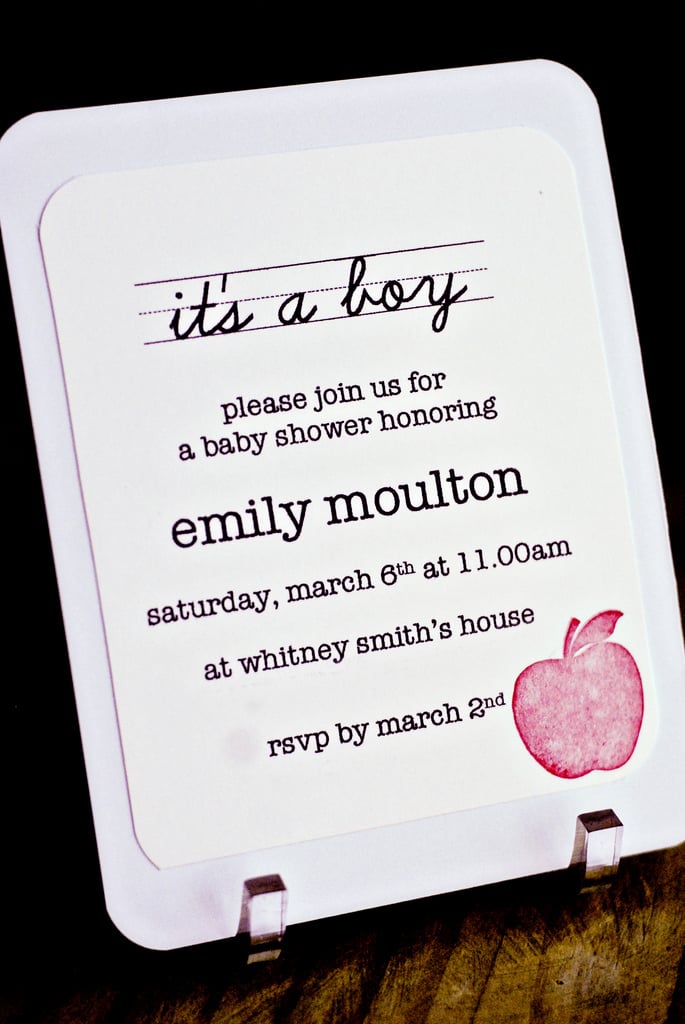 School Themed Baby Shower Popsugar Family