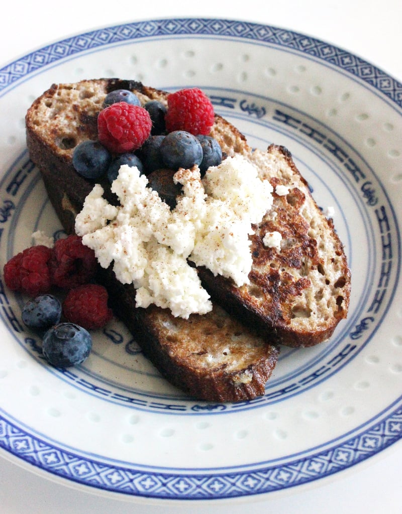 Whole Grain French Toast With Ricotta