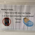 Hospital Sign Shaming New Parents For Being on Their Phones Is Not What the Doctor Ordered