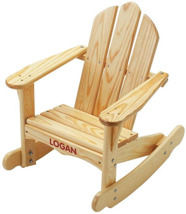 A Personalized Chair For Kids: Personalized Outdoor Rocking Chair