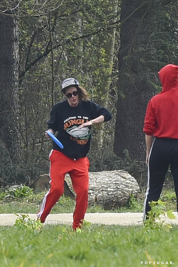 Kristen Stewart and Soko Playing in the Park Pictures 2016