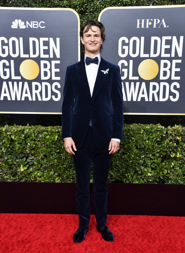 Ansel Elgort's Eyeshadow at the Golden Globes 2020