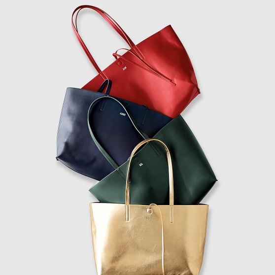 Mark & Graham's roomy, vegan leather tote