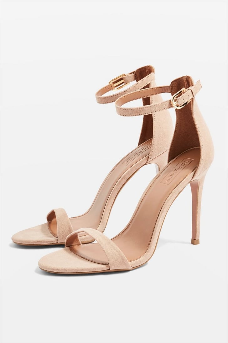 tan two part sandals
