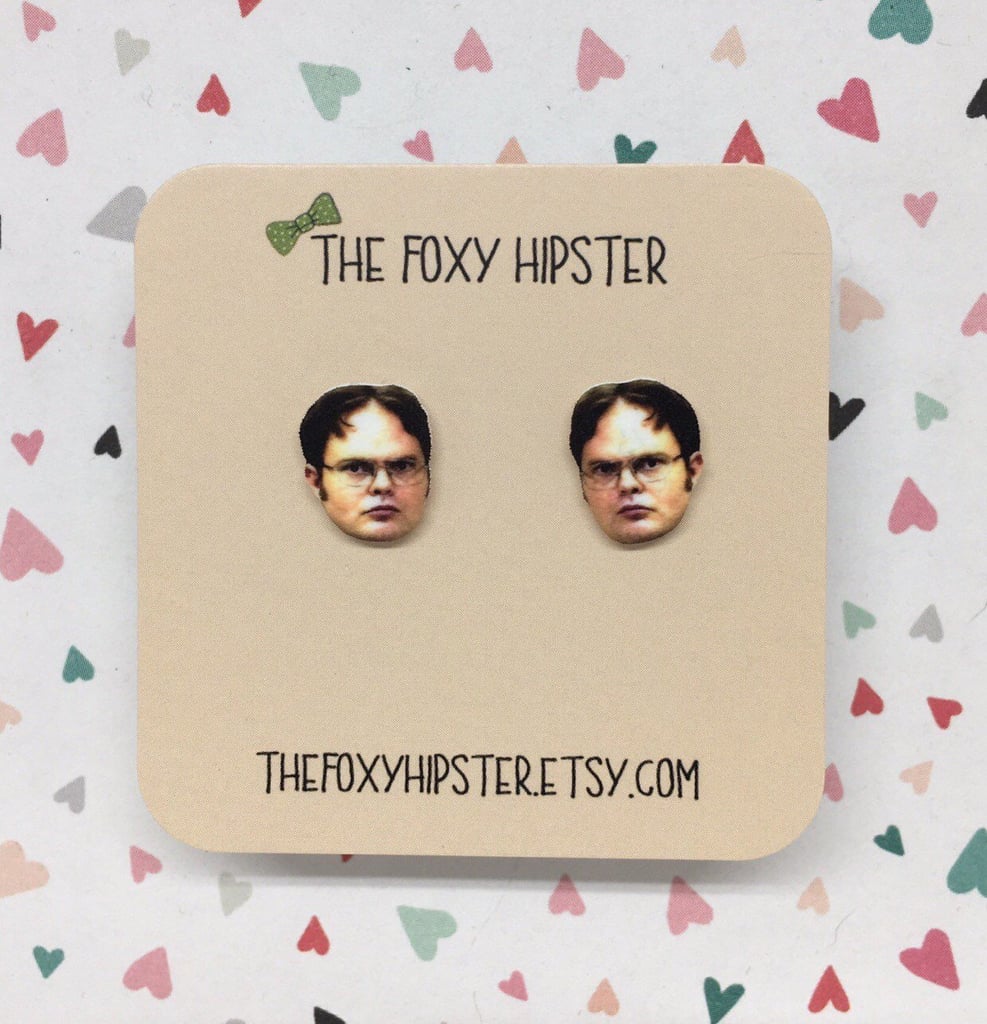 Dwight Schrute Stud Earrings