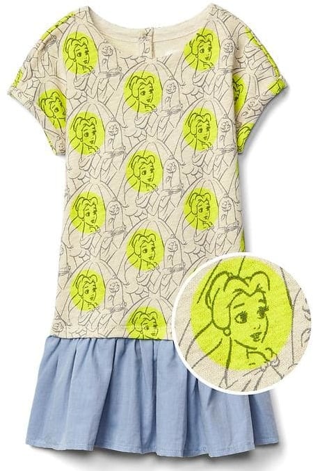 Gap Babygap Disney Baby Belle Drop Waist Dress 24 Originally