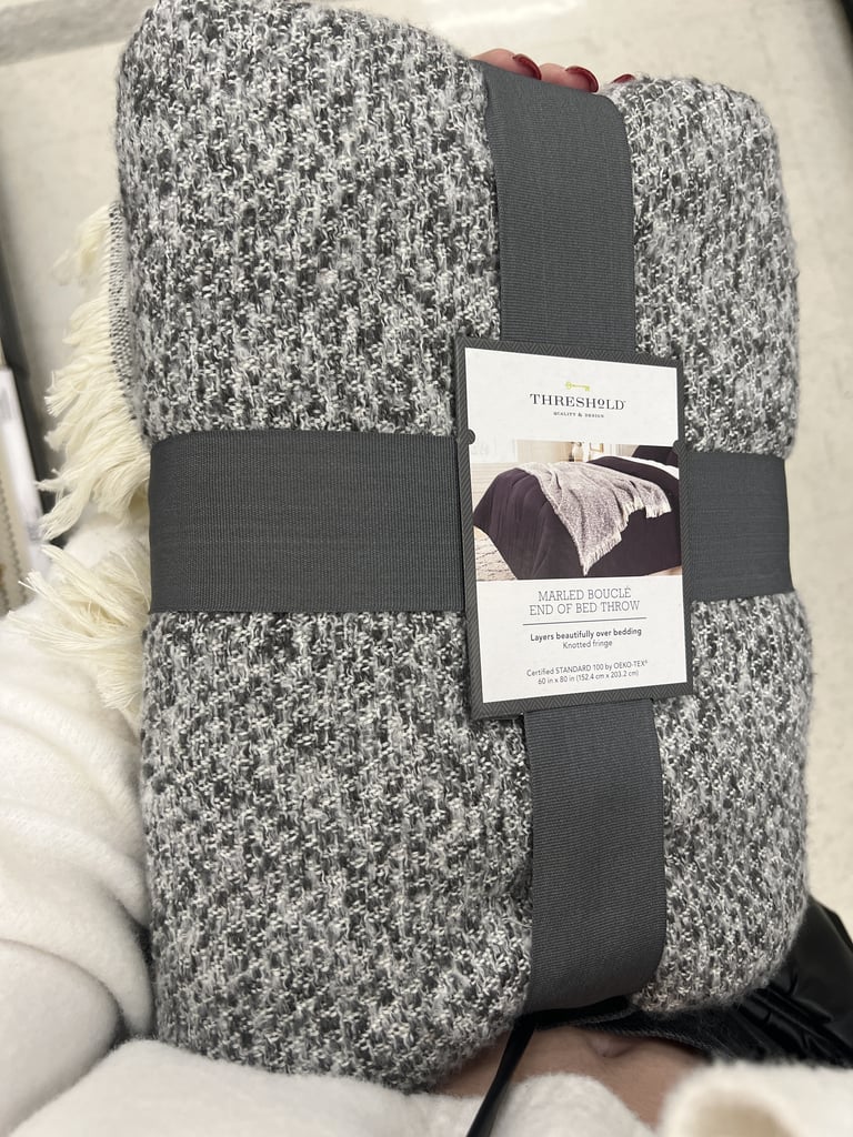 A Snuggly Throw: Threshold Marled Boucle Throw Blanket