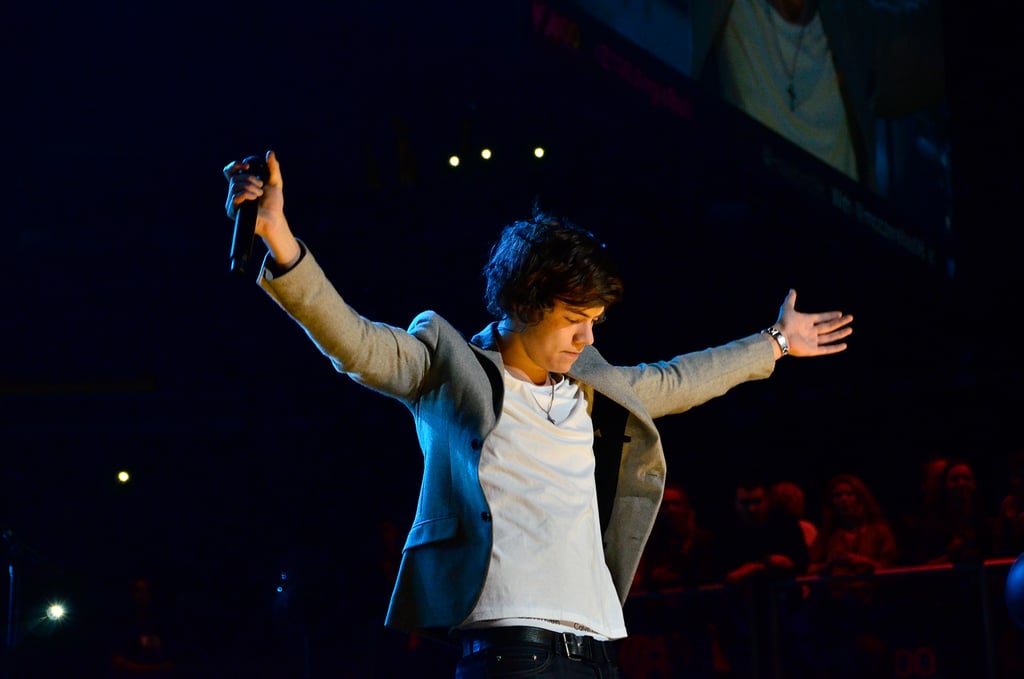 Harry Styles at the Z100 Jingle Ball in 2012