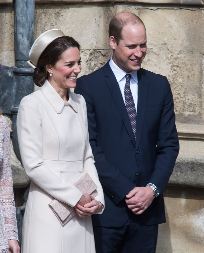 Kate Middleton and Prince William at Easter Service 2017