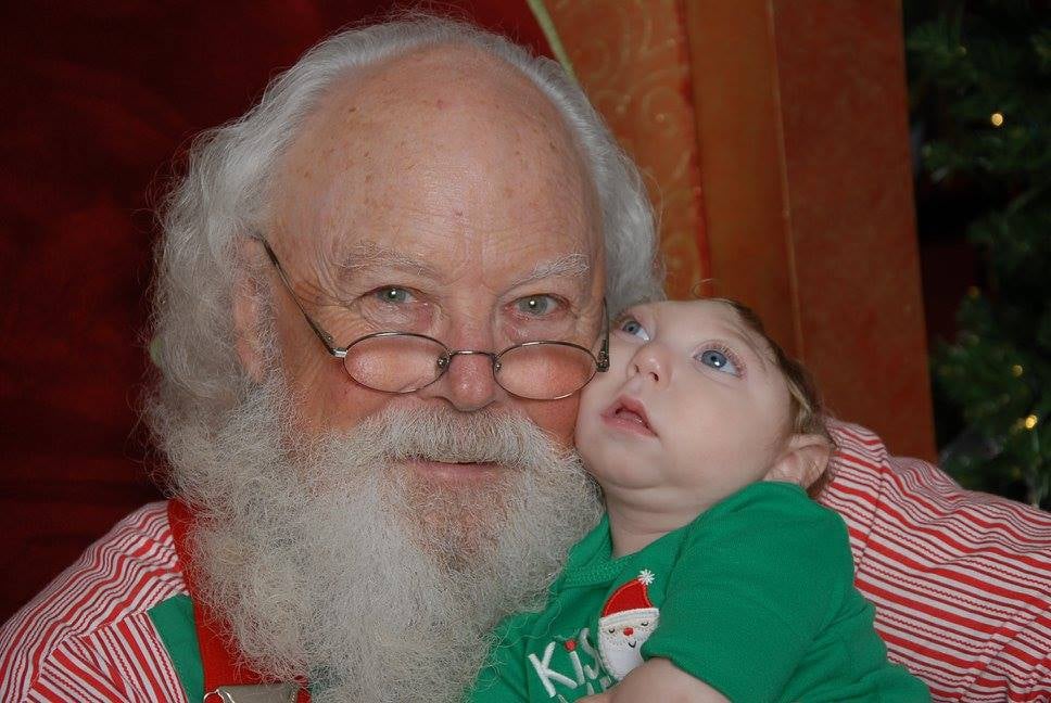 Boy Missing Skull Jaxon Strong Kissing Santa