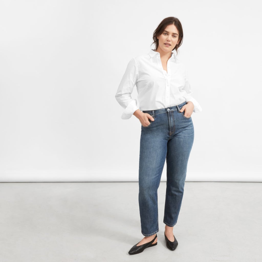 Vintage Looking Jeans Everlane '90s Cheeky Jean The Most Comfortable Jeans For Women