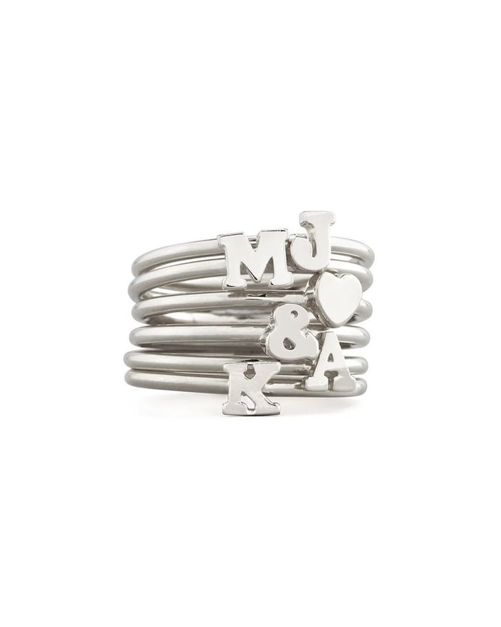 Cute Initial Rings