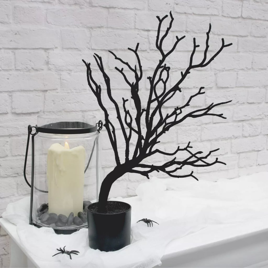 For an Eerie Vibe: Spooky Tree Black