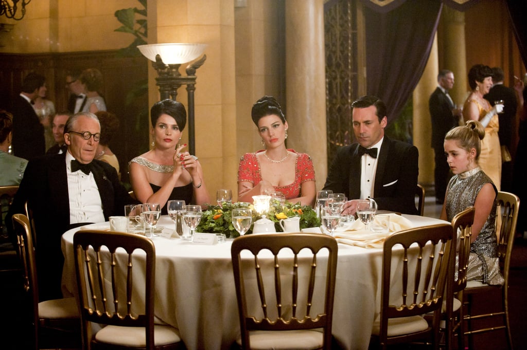 Unfortunately, Megan's mom and Roger Sterling are also at the dinner, and Sally walks in on them having . . . . relations. Though Don isn't involved, this is when Sally's trust in adults begins to shatter.