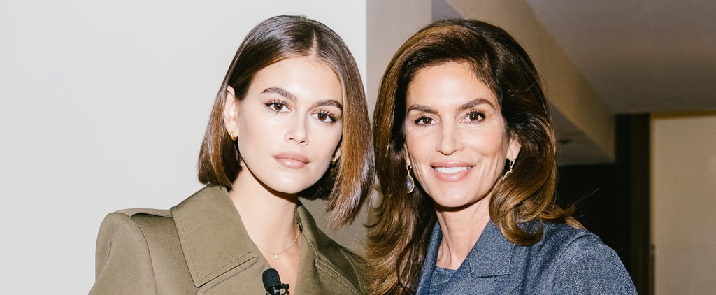 Kaia Gerber and Cindy Crawford at Vogue's Forces of Fashion