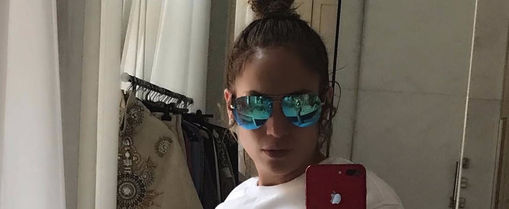 Jennifer Lopez Abs Selfie June 2017