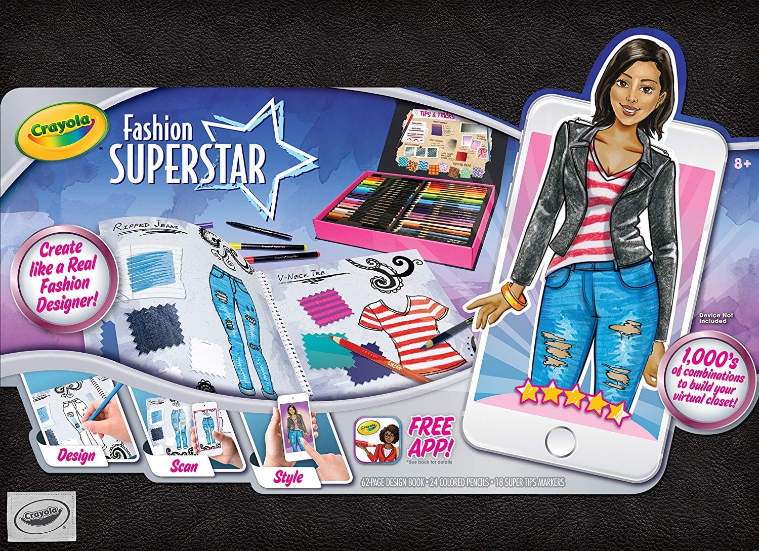 Crayola Fashion Superstar Coloring Book And App These Are The Top 100 Toys On Amazon This Holiday Season Popsugar Family Photo 97