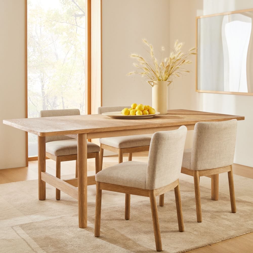 Best Farmhouse Dining Table: West Elm Hargrove Expandable Dining Table
