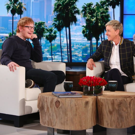 Ed Sheeran on The Ellen DeGeneres Show February 2017