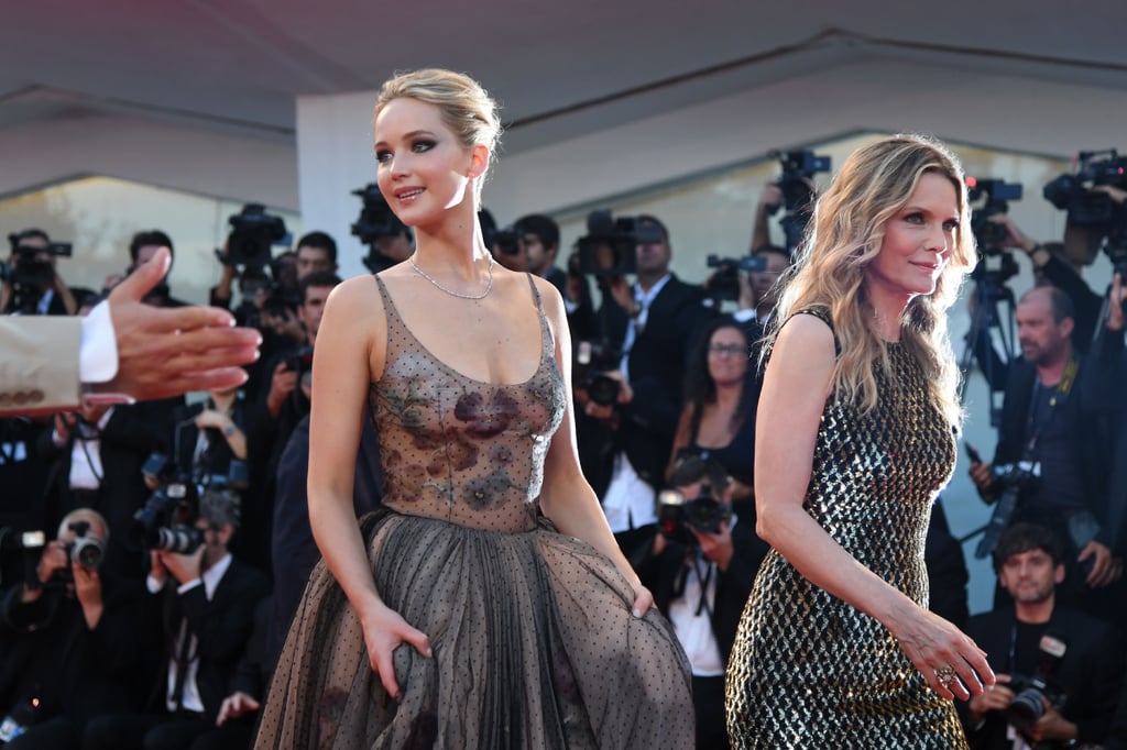 Jennifer Lawrence Dior Gown at Venice Film Festival