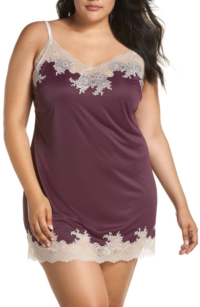 Natori Enchant Plus Size Lace Trim Chemise