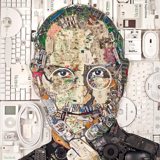 Steve Jobs Ewaste Portrait