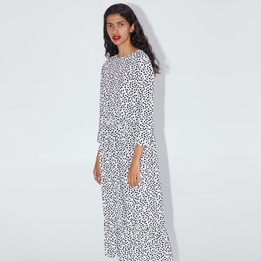 zara polka dot dress sizing