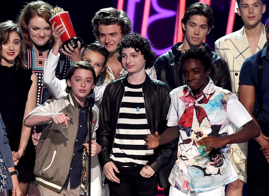 Stranger Things Cast Speech at 2017 MTV Movie and TV ...