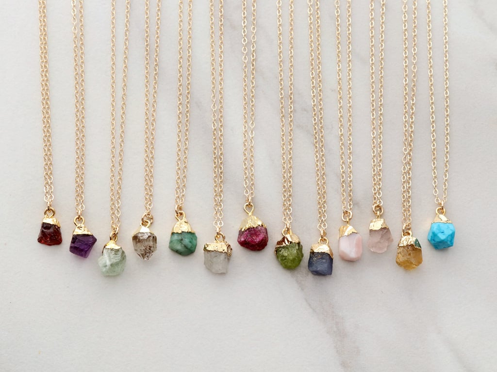 Raw Birthstone Necklace