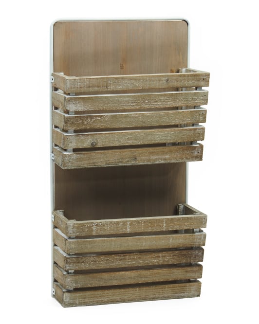 Wood Wall Storage Shelf