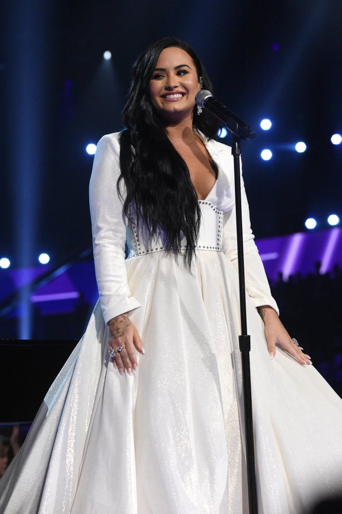 Demi Lovato's Christian Siriano Grammys Performance Gown POPSUGAR